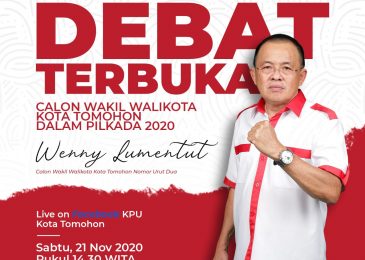 Jelang Debat Calon Wakil Wali Kota, Caroll Senduk Dukung dan Doakan Wenny Lumentut