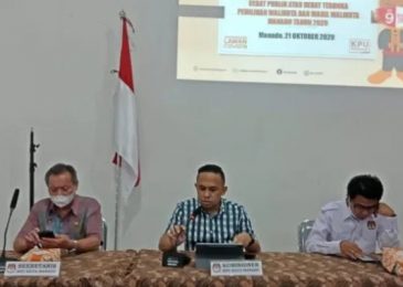 KPU Manado dan LO Paslon Sepakat Debat Dilakukan Tiga Kali