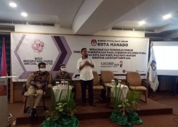 KPU Manado Gelar Sosialisasi dan Pendidikan Pemilih