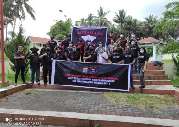 Polres Minut Bersama Ormas Makatana Cegah Penyebaran Covid-19