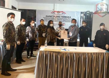 Akhirnya KPU Kota Tomohon Tuntaskan Rapat Pleno Rekap Pikada Serentak 2020