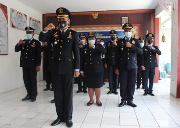 Lapas Kelas III Tagulandang Ikuti Upacara Virtual Peringati Hari Bhakti Pemasyarakatan ke-57