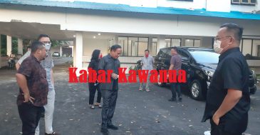 Tinjau lokasi, Wawali “Beri” Kewenangan Sekretariat Tuntasakan Renovasi Kantor DPRD