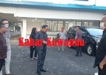 Tinjau lokasi, Wawali “Beri” Kewenangan Sekretariat Tuntasakan Renovasi Kantor DPRD