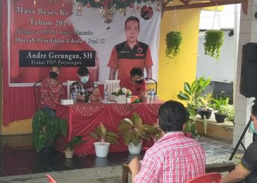 Persoalan Normalisasi Sungai Mencuat di Reses Andre Gerungan