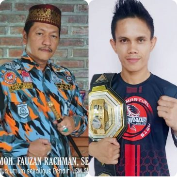 Ketum GMBI Muhamad Fauzan Rachman Dukung Billy “Bruce Lee” Pasulatan di Pertandingan Strawweight One Pride MMA