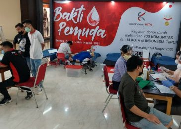 Sambut Sumpah Pemuda, 19 Komunitas Ikuti Bakti Sosial Donor Darah