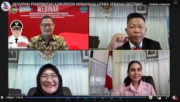 Jadi Narasumber, Bupati Joune Ganda Paparkan Kesiapan Pemkab Minut Sebagai DPSP