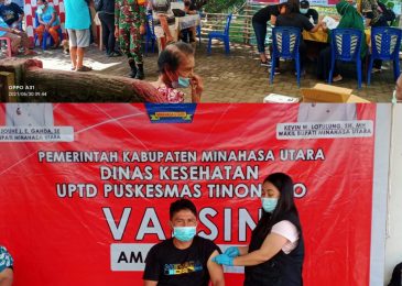 Masyarakat Desa Tangkasi Antusias Ikuti Vaksinasi Covid-19