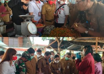 Jelang Idul Fitri, JGKWL Sidak Pasar Memonitoring Harga dan Ketersediaan Bapok