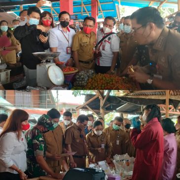 Jelang Idul Fitri, JGKWL Sidak Pasar Memonitoring Harga dan Ketersediaan Bapok