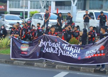 Wujudkan Sikap Toleransi, Bold Riders Manado Berbagi Peran Siapkan Bukber Nasional