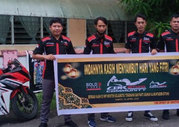 Tunjang KBM, CBR Bitung Community Bantu Sekolah Minim Fasilitas