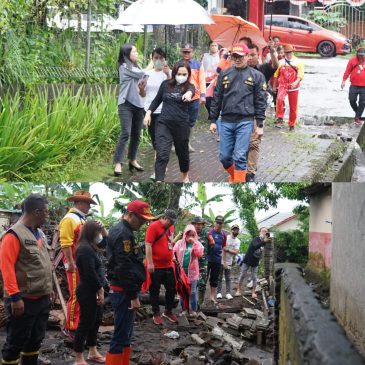 Pantau Wilayah Terdampak Bencana Alam, Joune Ganda Perintahkan OPD Siapkan Dapur Umum dan Salurkan Bantuan Logistik