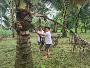 Manfaatkan Waktu Luang Berkebun, OD dan DKL Sharing Kemajuan Daerah dan Partai