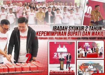 2 Tahun Kepemimpinan, JG-KWL Terus Berjuang Bangun Kabupaten Minahasa Utara