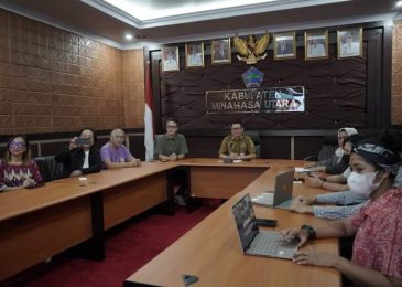 Aksilarasi DSP Likupang, Bupati Joune Ganda Audiensi Bersama Kemenparekraf