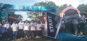 Peringati HUT Ke-25, BUMN Jalan Sehat Bersama Pemkab Minut