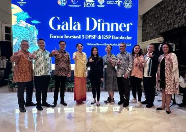 Joune Ganda Gala Dinner Forum Investasi 5 DPSP di KSP Borobudur