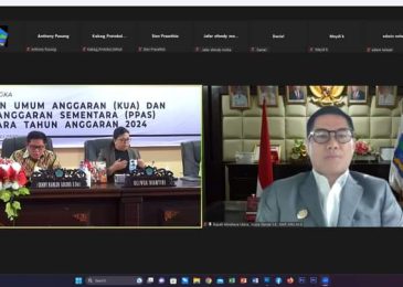 Joune Ganda Hadiri Rapat Paripurna Penyampaian Rancangan KUA-PPAS APBD tahun anggaran 2024