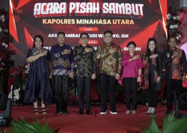 JG-KWL Hadiri Pisah Sambut Kapolres Minahasa Utara