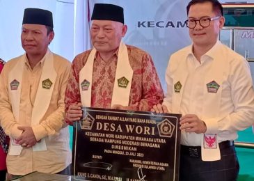 Bupati Joune Ganda Launching Kampung Moderasi Beragama KMB