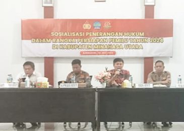 Wakili Bupati, Sekda Buka Kegiatan Penerangan Hukum Persiapan Pemilu 2024