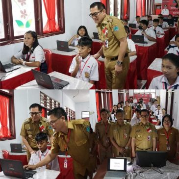 Pertama di Sulut, Minut Miliki Fasilitas Pendidikan Chromebook Jenjang SD-SMP