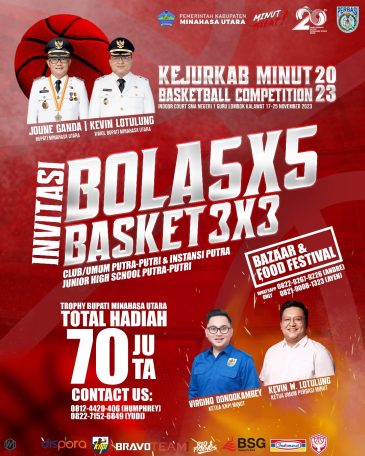 Ayo Daftar di Kejurkab Minut Basketball Competition 2023