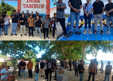 Lindungi Hak Pilih Warga, Kordiv Steffan Linu Bersama Bawaslu Minut Patroli Pengawasan di Pulau Talise dan Gangga