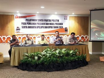 Bawaslu Minut Gelar Pelatihan Saksi Partai Politik Pada Pemilu 2024